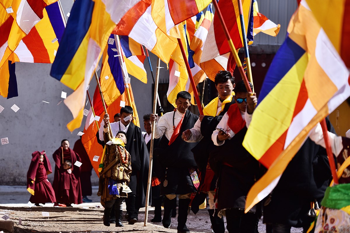 Monlam Festival (Losar, Tibetan New Year) in Aba