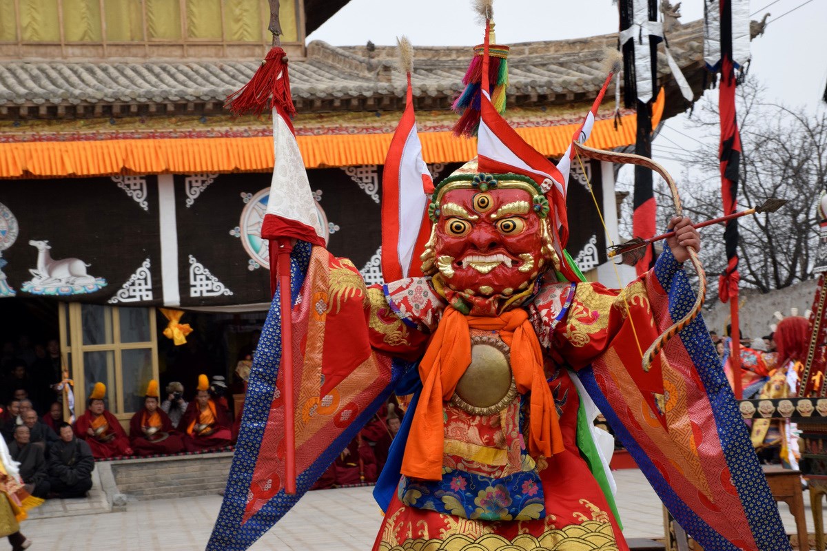 Monlam Festival (Losar, Tibetan New Year) in Tongren