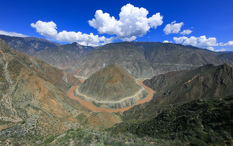 The First Bend of Jinsha River