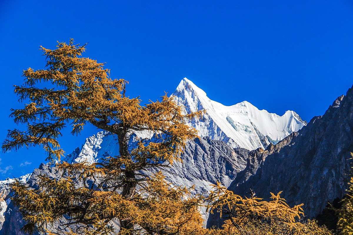 Xialuoduoji Mountain in Yading | Photo by Wang Lei