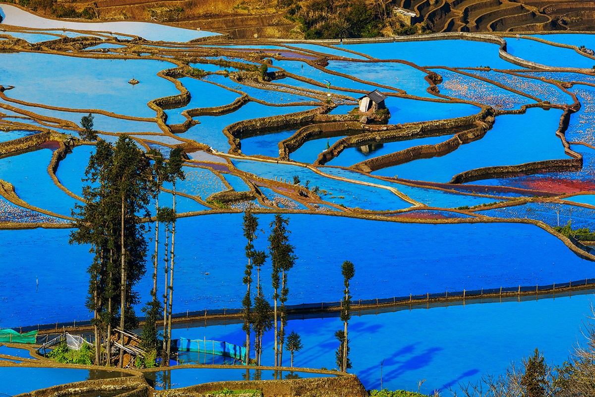 Yuanyang Terrace | Photo by Min Zhao